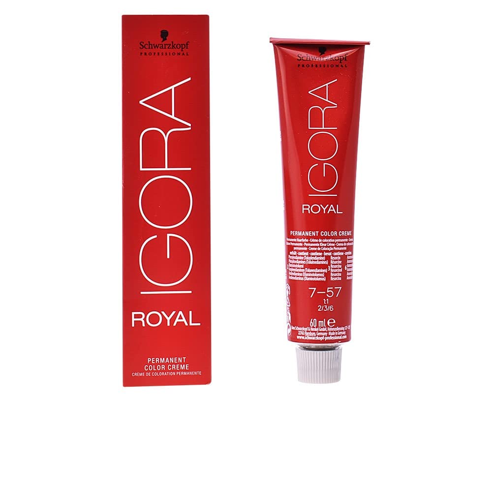 Schwarzkopf Igora Royal 7-57 doré-cuivré, tenue longue durée et éclat