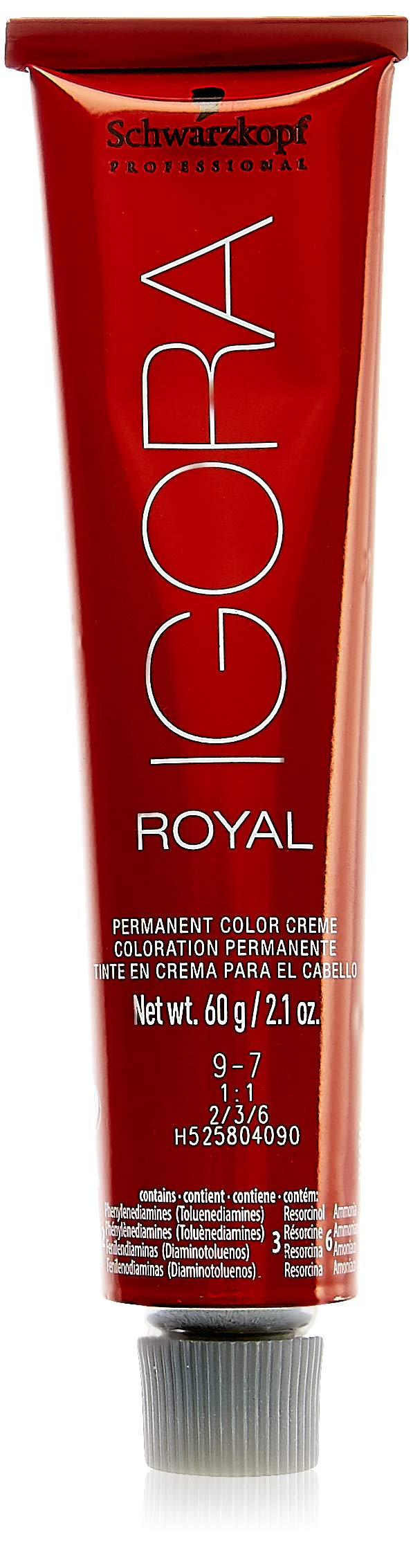 Igora Royal 9-7, flacon professionnel prêt à l'emploi pour coloration cuivre