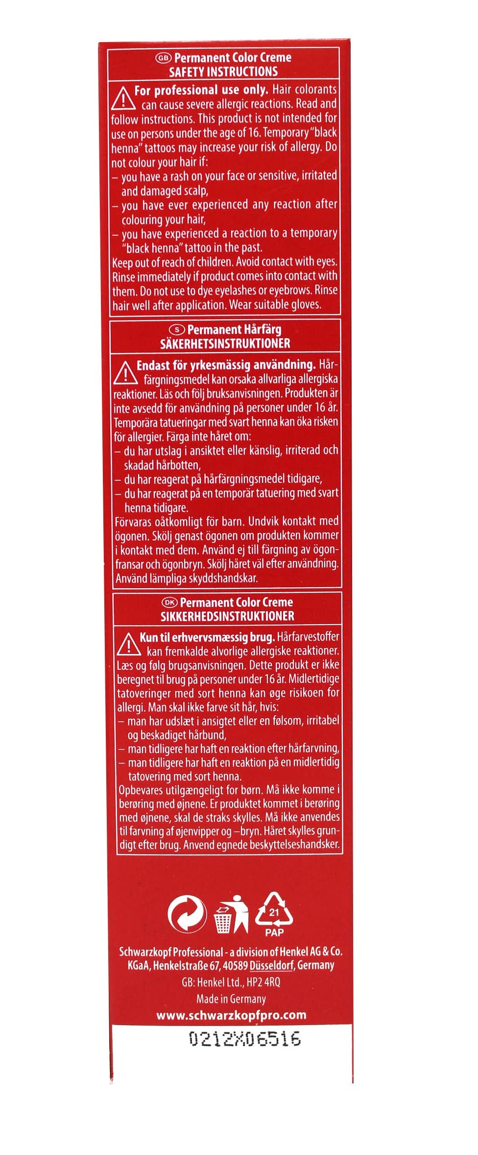 Schwarzkopf Igora Royal 3-0 – application crème pour une couleur uniforme.