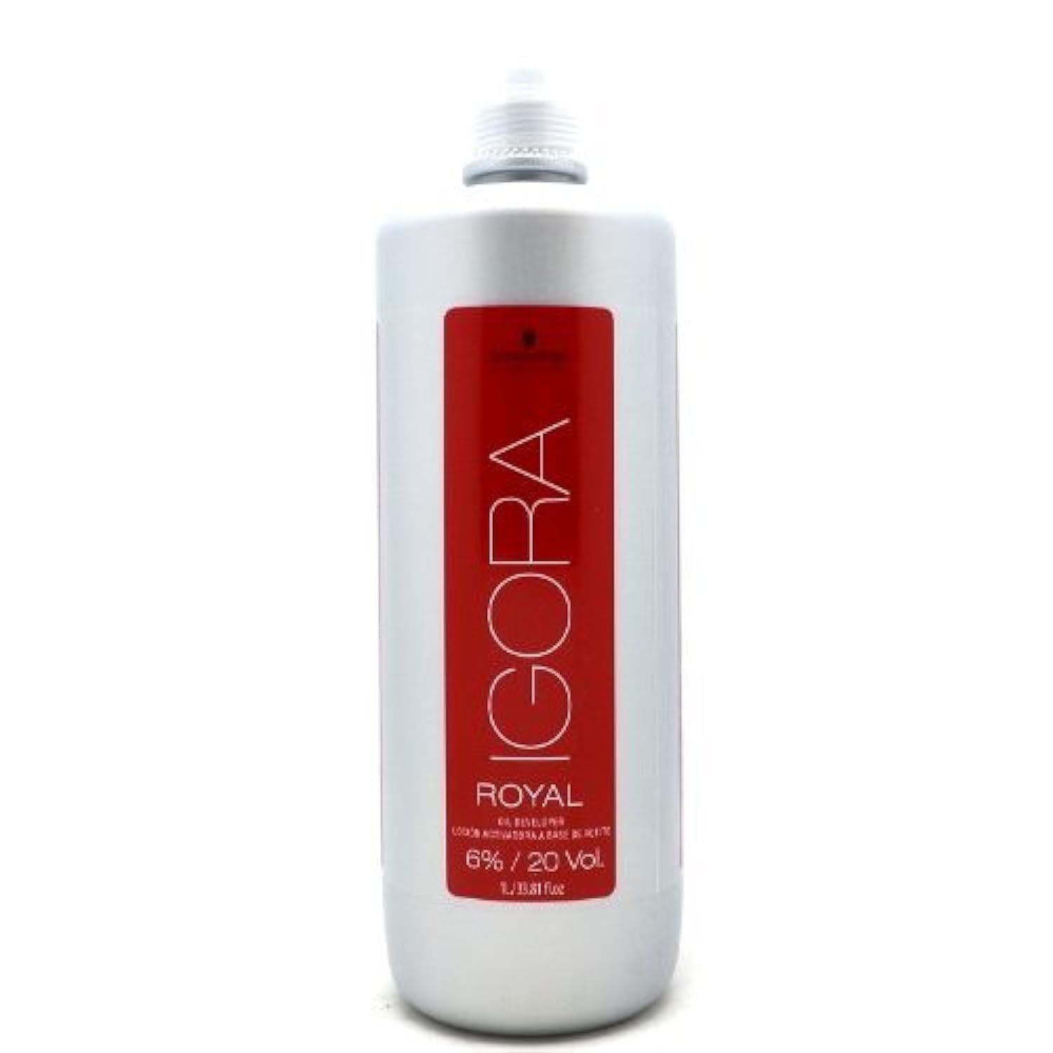 Igora Royal Développeur huile Schwarzkopf Professional, flacon 1000 ml pour coloration professionnelle.