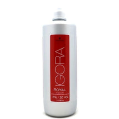 Igora Royal Développeur huile Schwarzkopf Professional, flacon 1000 ml pour coloration professionnelle.