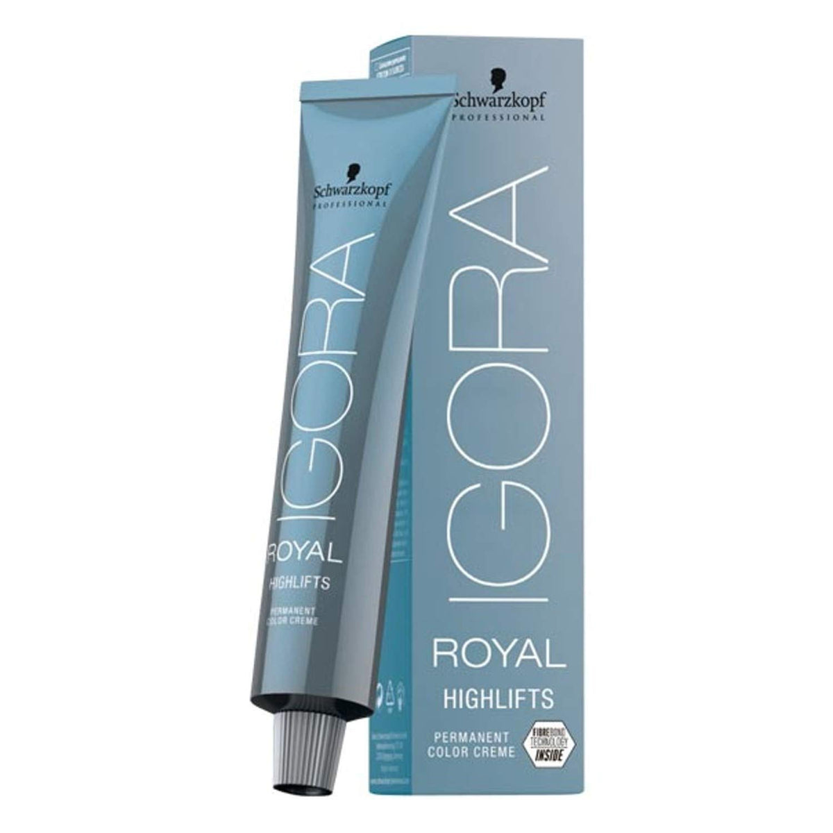 Schwarzkopf Igora Royal Highlifts 12-1 Super Ash, blond froid sans jaune pour un éclat professionnel.