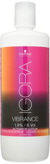 Schwarzkopf Igora Royal Vibrance Activating Lotion bottle ready for precise color application.
