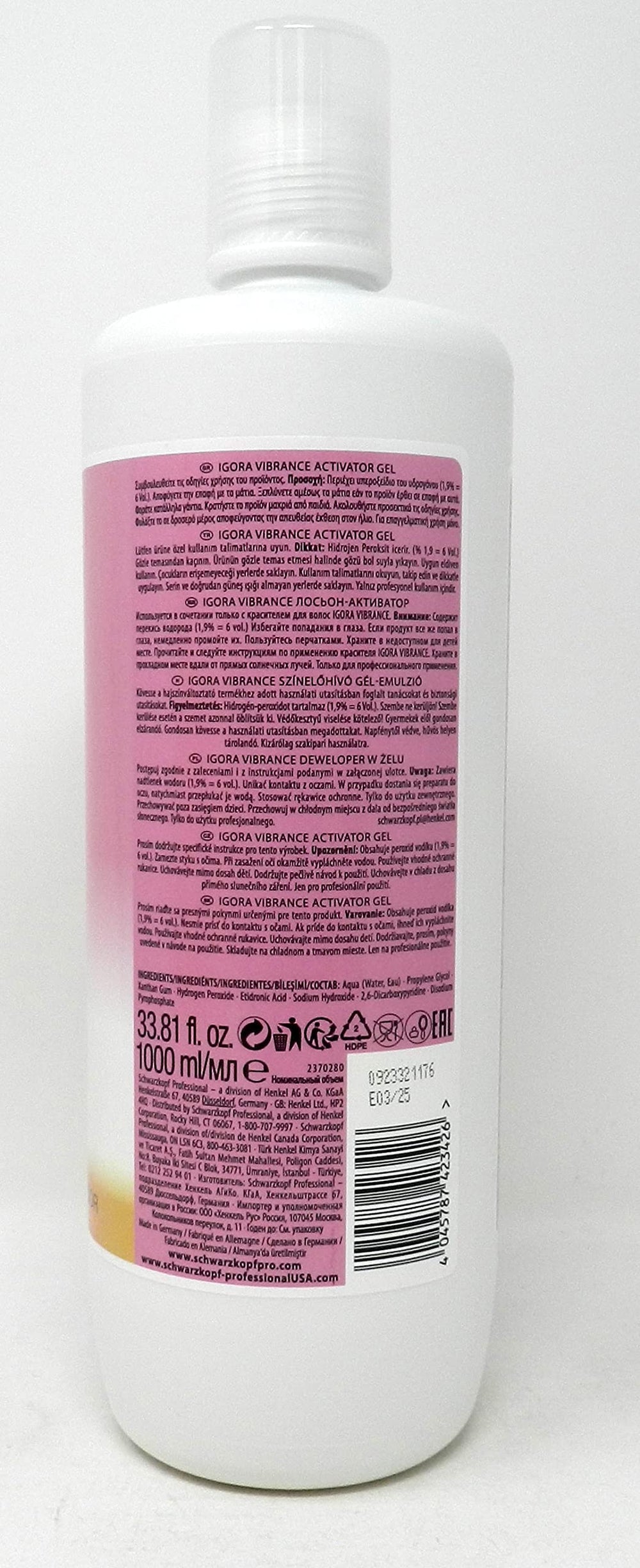 Schwarzkopf Igora Royal Vibrance Gel Consistance Singuliere, texture gélifiée pour mélange facile