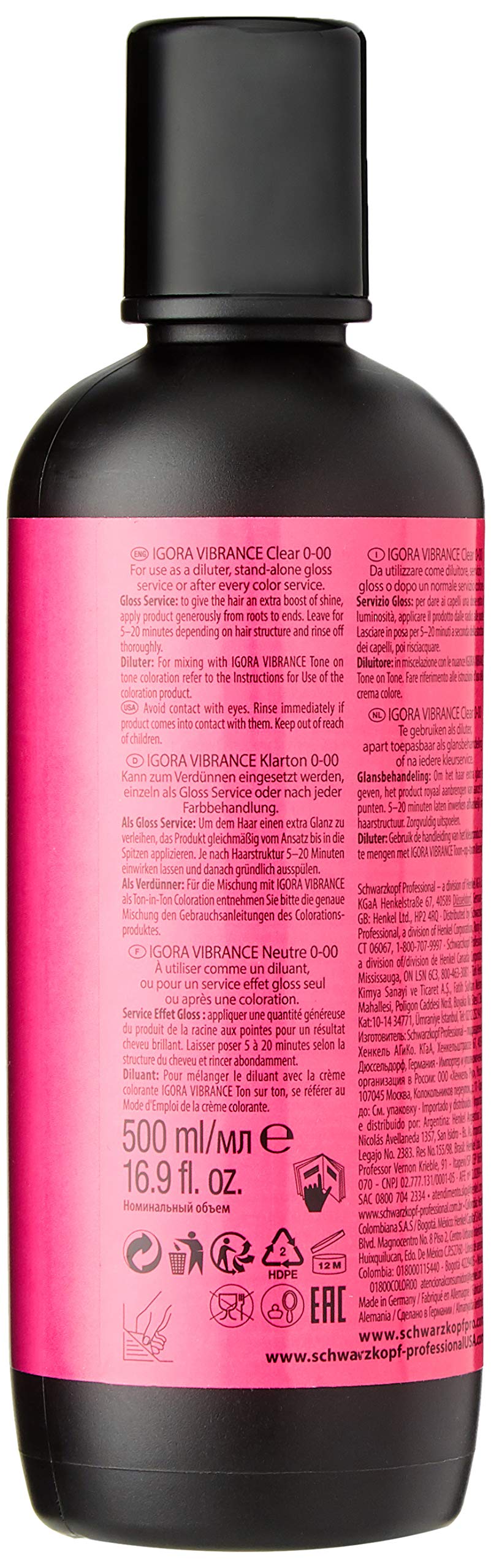 Igora Vibrance Clear – gloss autonome offrant un fini lumineux sans pigment