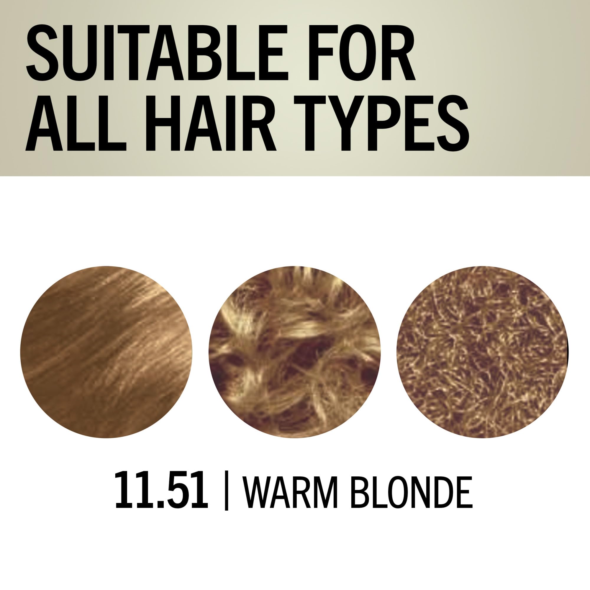 Schwarzkopf Keratin Blonde – cheveux avant coloration pour comparaison
