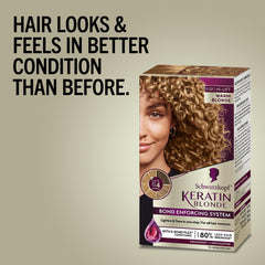 Schwarzkopf Keratin Blonde – conditionneur renforçant les liaisons capillaires lors de la couleur