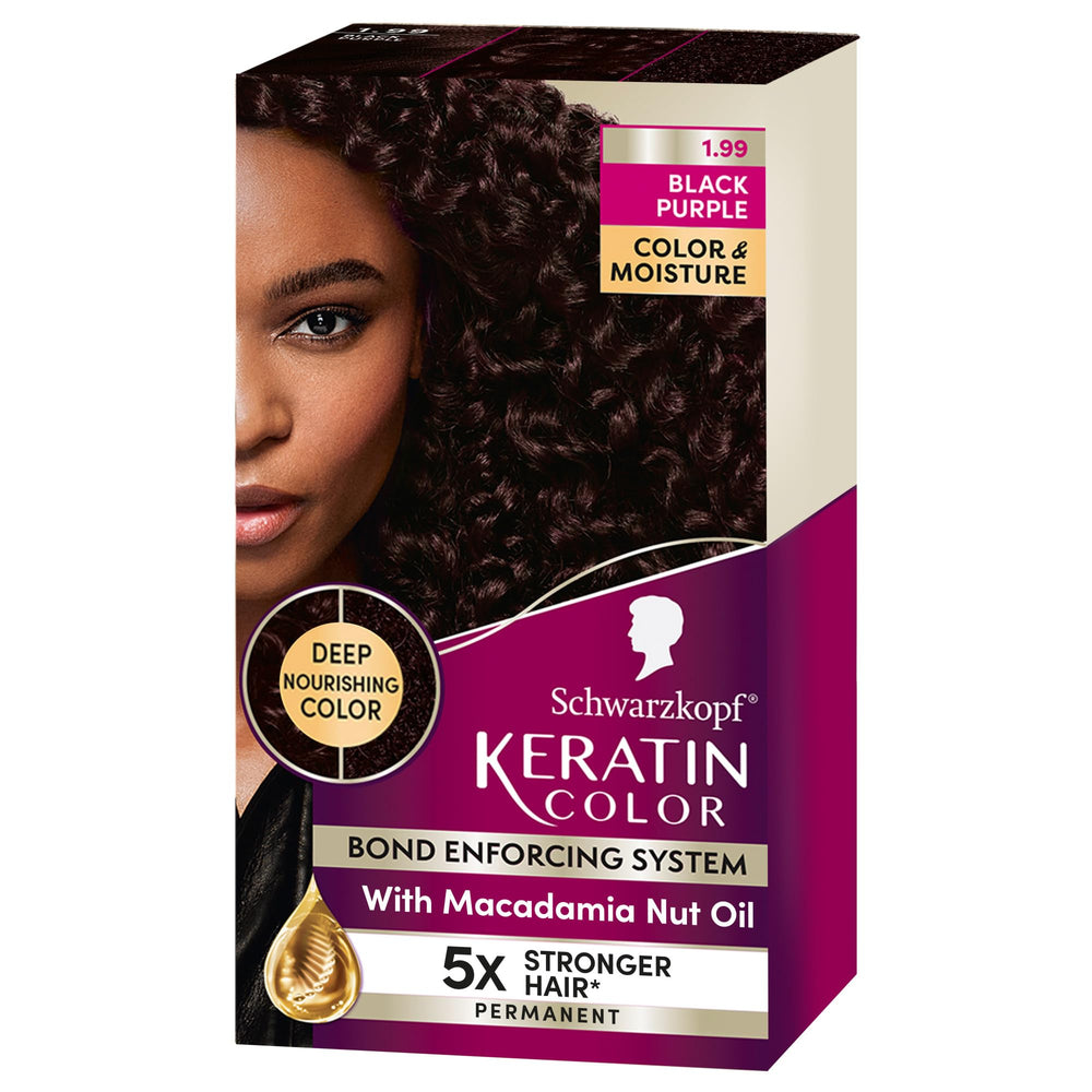 Schwarzkopf Keratin Color, boîte emballage prête pour coloration à domicile