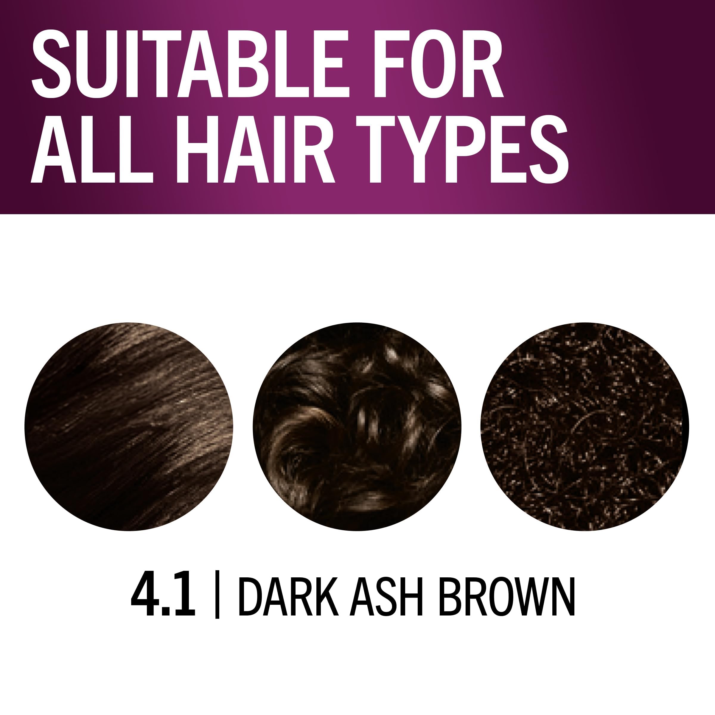 Couverture efficace des cheveux gris avec fini naturel.