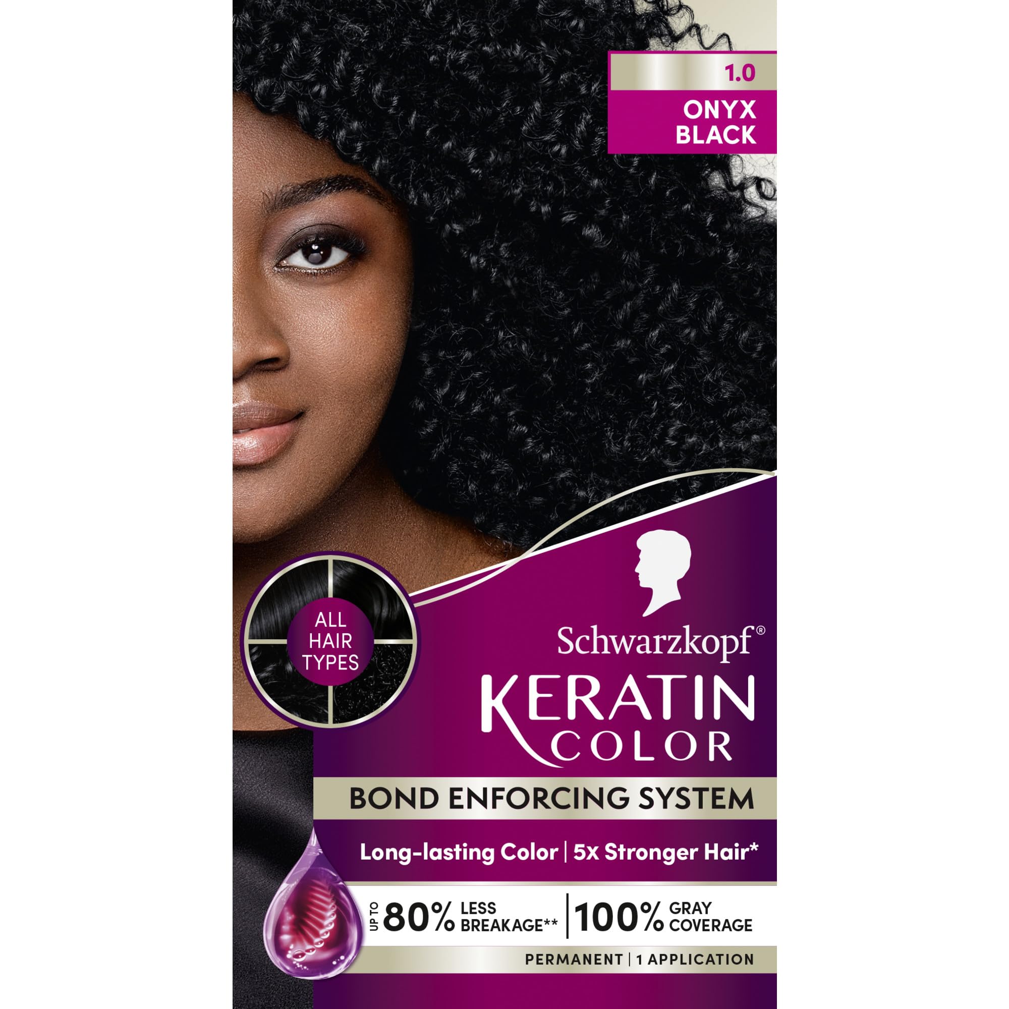 Schwarzkopf Keratin Color: crème de coloration pour une couleur riche et uniforme