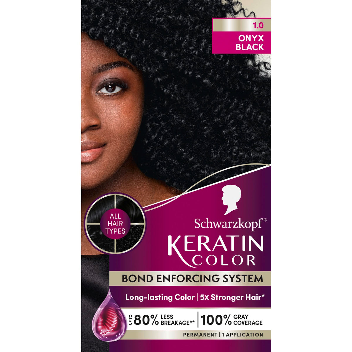 Schwarzkopf Keratin Color: crème de coloration pour une couleur riche et uniforme