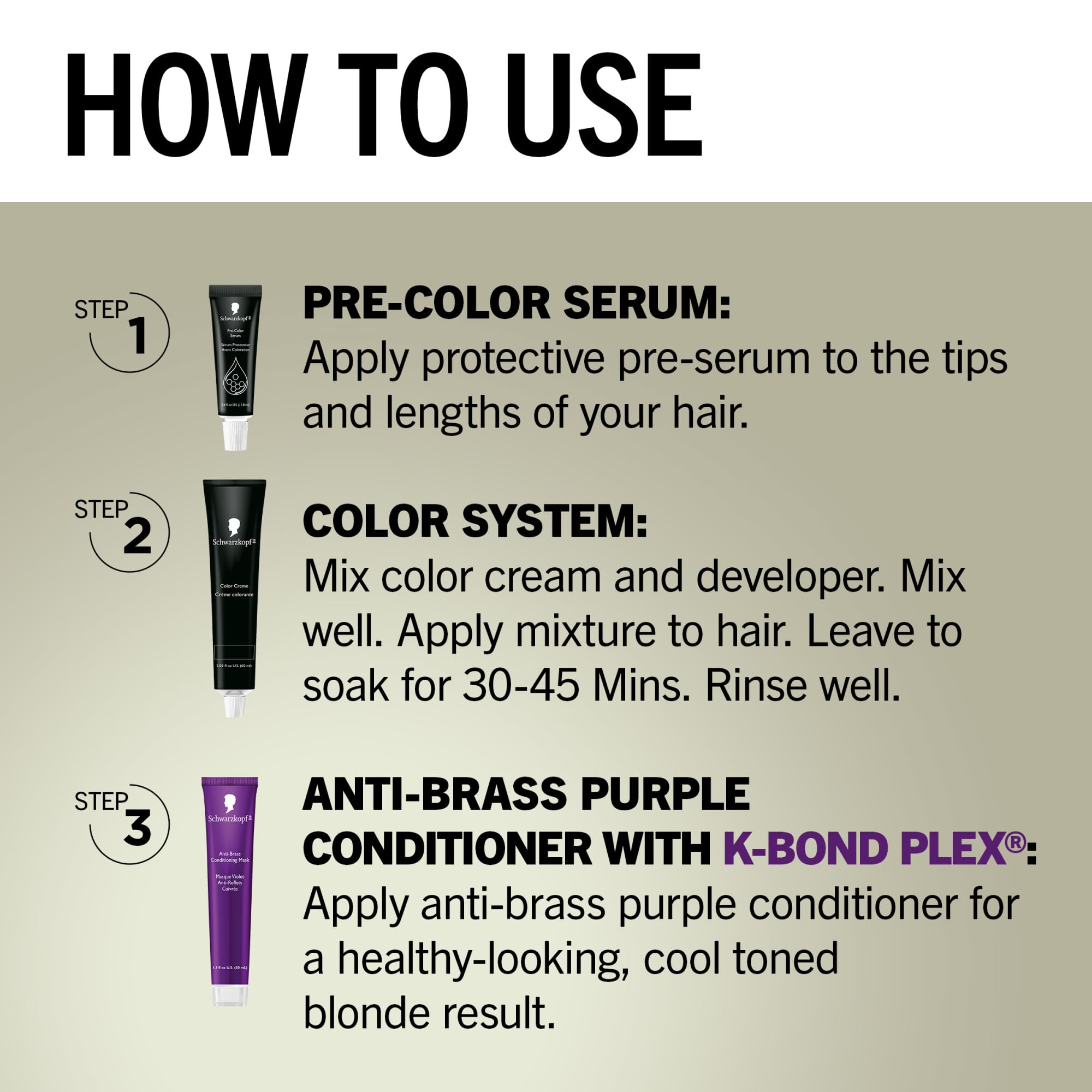 Schwarzkopf Keratin Color — rendu couleur naturel et durable sur les cheveux.