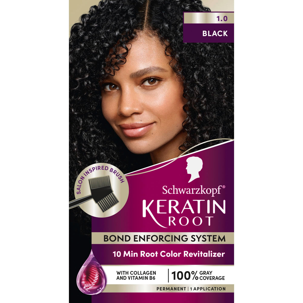 Schwarzkopf Keratin Root : applicateur de précision pour les racines et la ligne