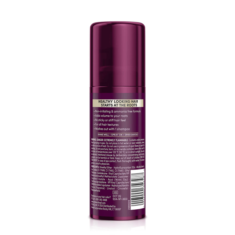 Schwarzkopf Keratine Racines : tenue modérée face à une transpiration légère.