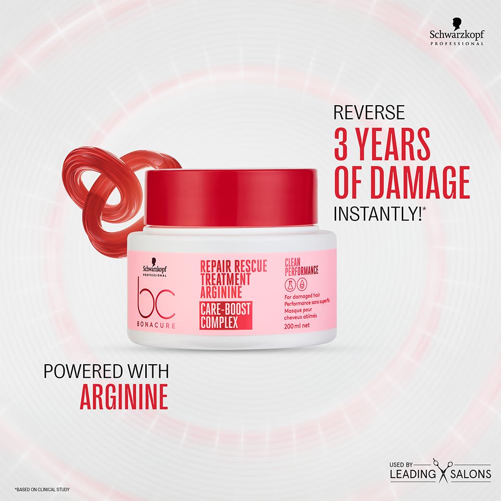 Schwarzkopf Professional BC Peptide Repair Rescue, application sur cheveux abîmés pour plus de douceur.