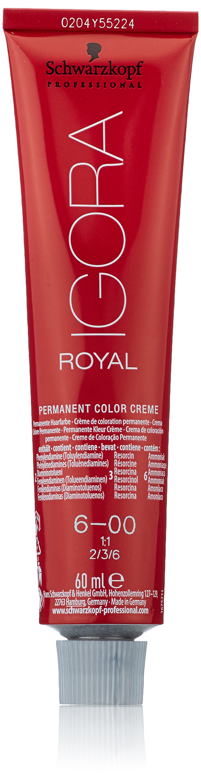 Schwarzkopf Royal Igora 6-00 – applicateur crème, manipulation facilitée lors de l application.