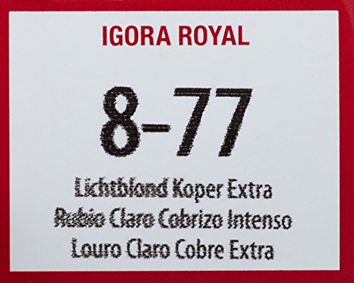Schwarzkopf Royal Igora 8-77 emballage pratique et compact