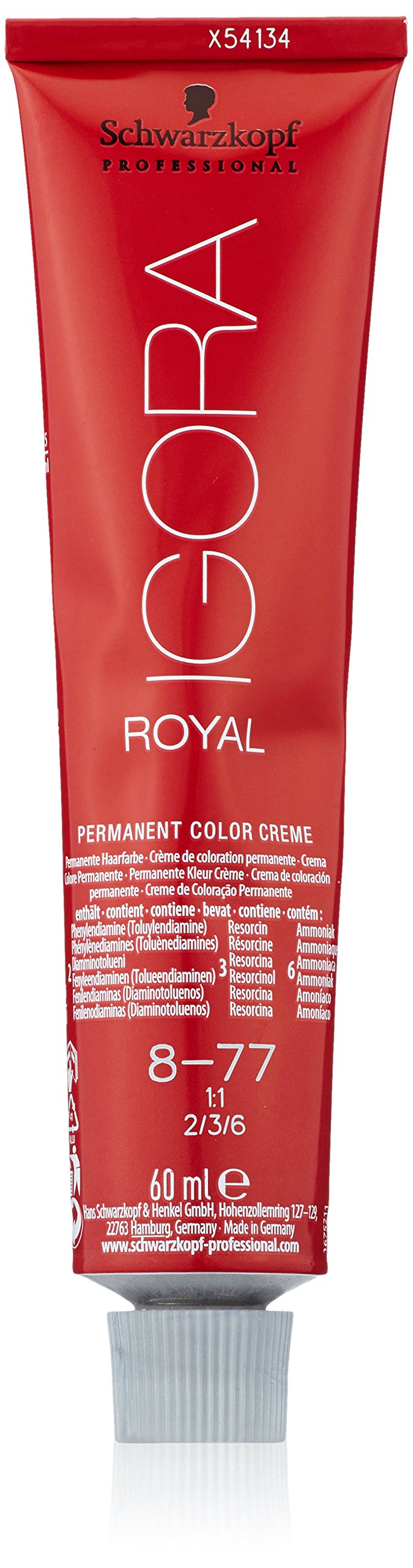 Schwarzkopf Royal Igora 8-77 flacon couleur pour une application homogène