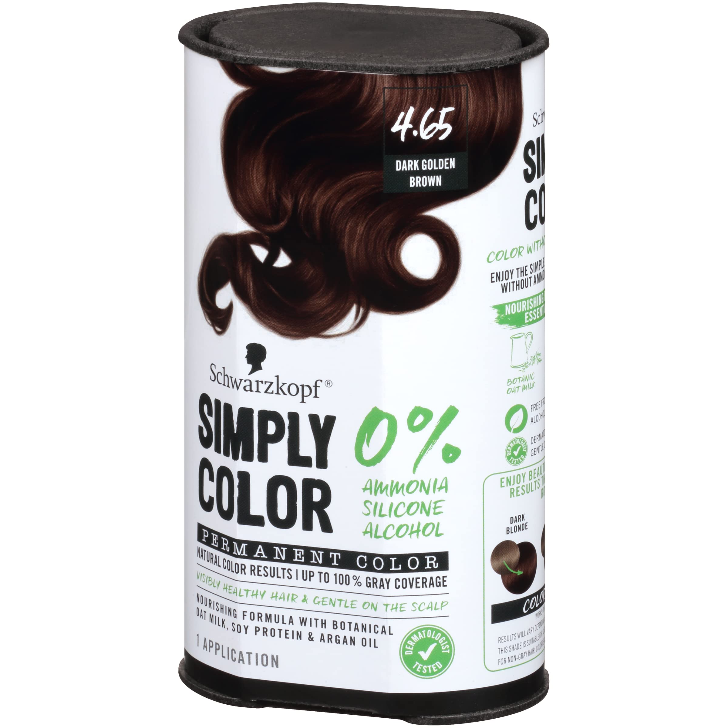 Couverture des gris jusqu a 100 pour cent avec couleur durable.