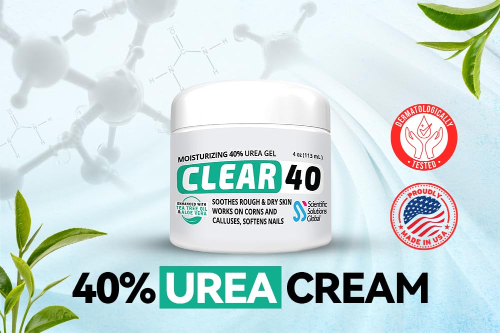 CLEAR 40 et huile de coco — hydratation durable et protection de la barrière.