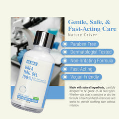 Scientific Solutions Global Urea50 – pinceau intégré pour application précise sur ongles