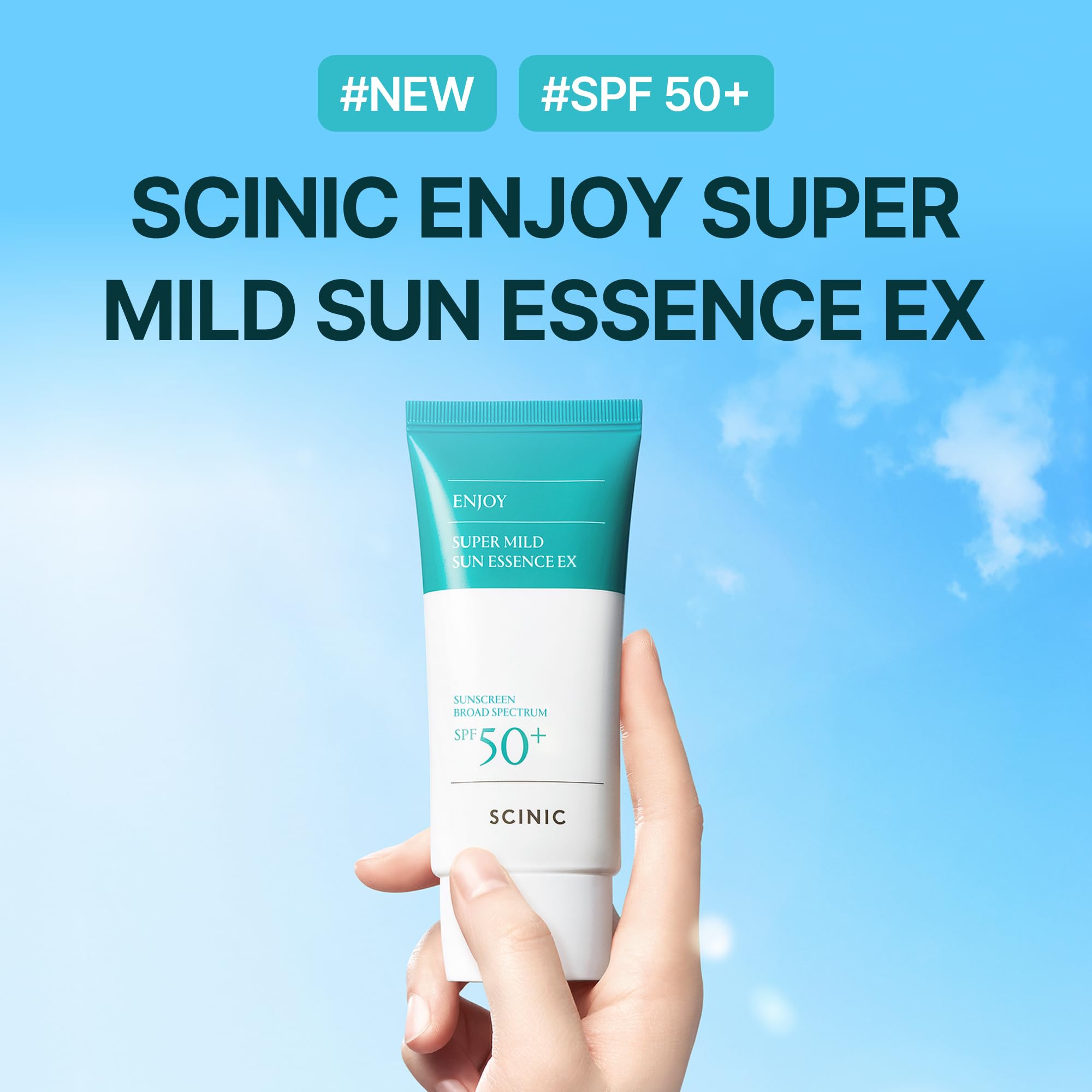 SCINIC Enjoy Sun Essence absorption rapide sur la peau.