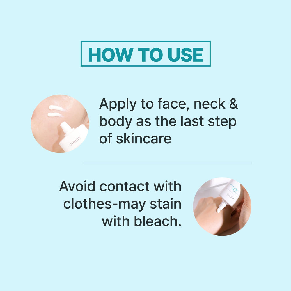 SCINIC Enjoy Sun Essence application simple et non gras.