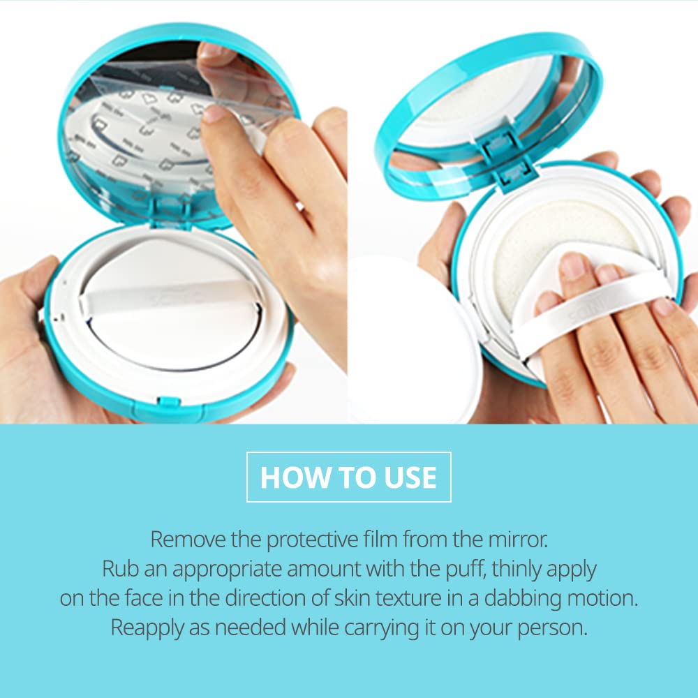 SCINIC Cushion solaire Airy Idéal pour tous les membres de la famille
