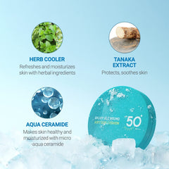 SCINIC Cushion solaire Airy Teinte naturelle visage et corps