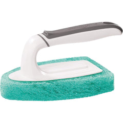 Brosse Scotch-Brite à poils doux bleue, idéale pour surfaces sensibles sans rayures.