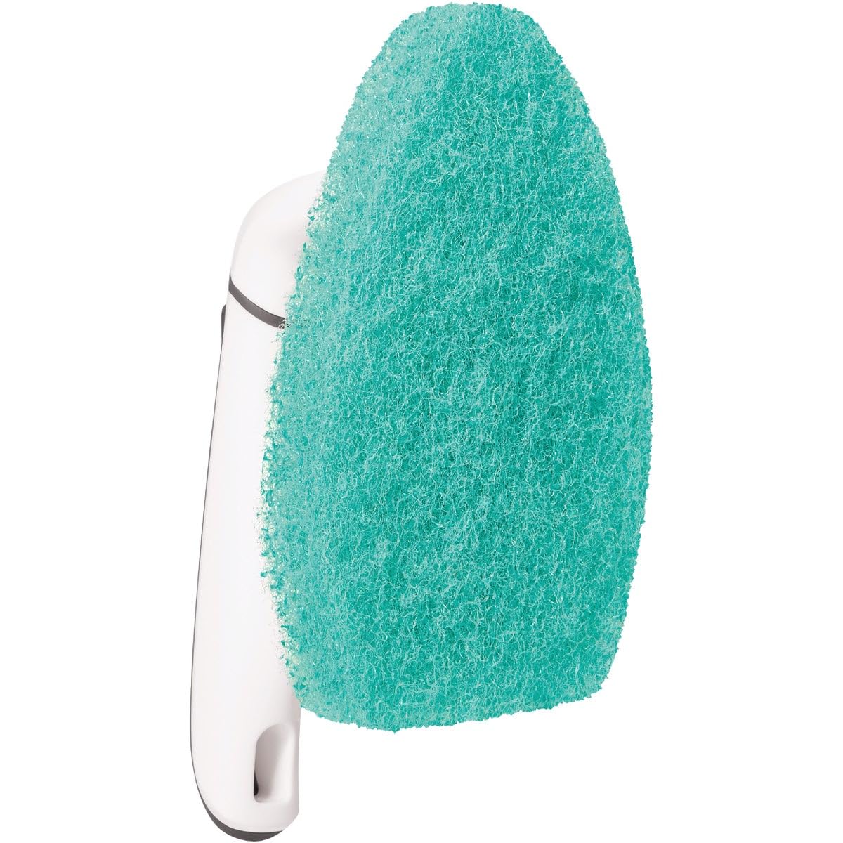 Scotch-Brite, utilisation pratique dans la douche pour récurer rapidement les carrelages sans effort.