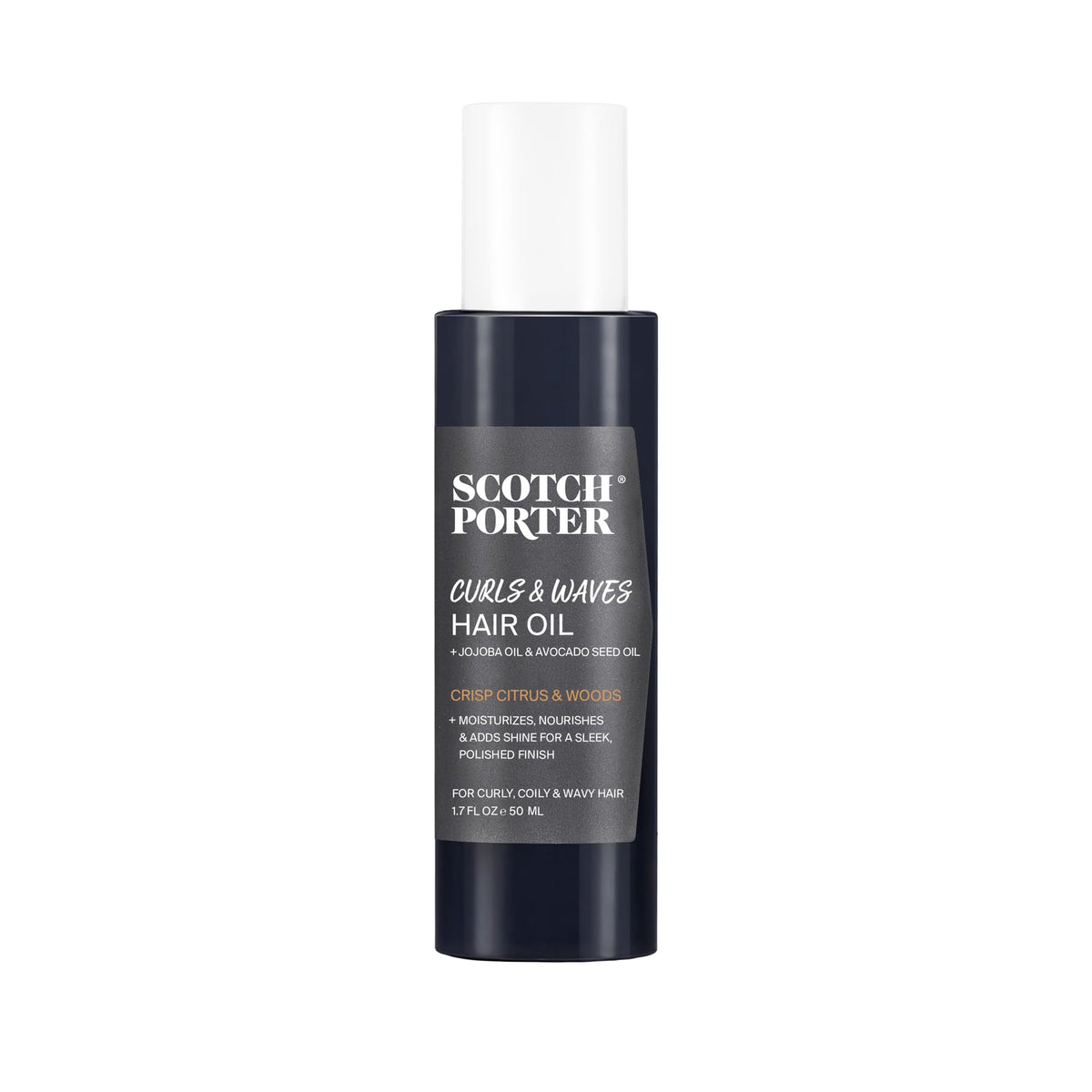 Scotch Porter – bouteille élégante, hydratation et brillance des cheveux.