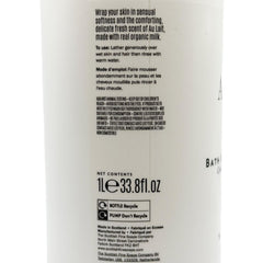 Scottish Fine Soaps Au Lait label shows clear usage tips.