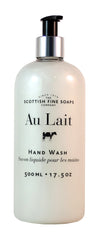 Scottish Fine Soaps Au Lait – bouteille élégante pour hydrater les mains au quotidien