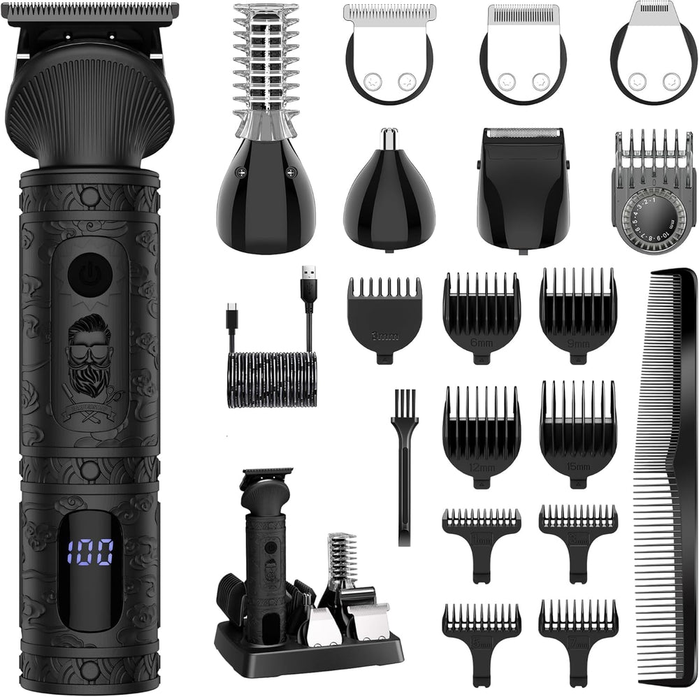 Tondeuse barbe Scttomon vue avant pour un rasage précis.