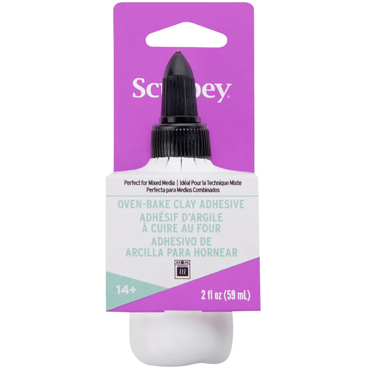 Sculpey adhesif pour pate polymere, bouteille prete a sceller les joints lors de la cuisson