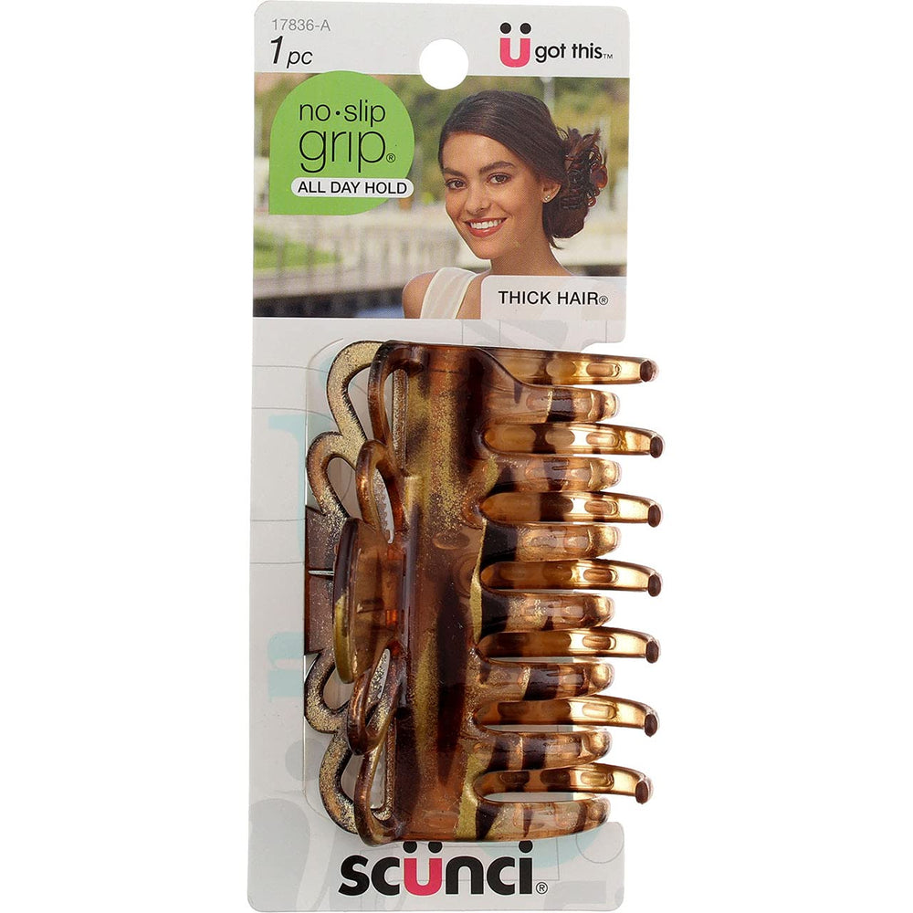 Scunci No Slip Crown Clip pour une utilisation rapide et pratique au quotidien.