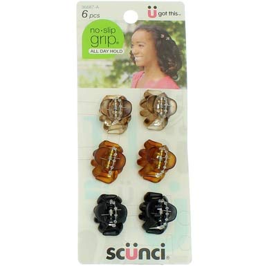 Coiffure rapide avec les pinces Scunci Octopus Mini et leur design portable.