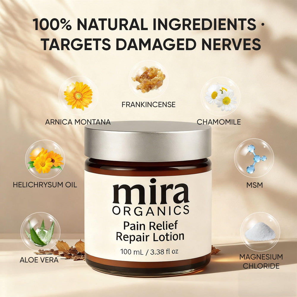 SDXJIOGE Mira Relief Lotion - appliquer sur les mains pour une peau douce.