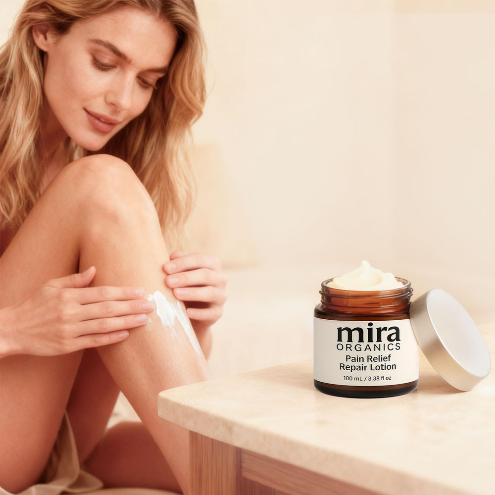 SDXJIOGE Mira Relief Lotion - ingredients naturels qui nourrissent la peau.