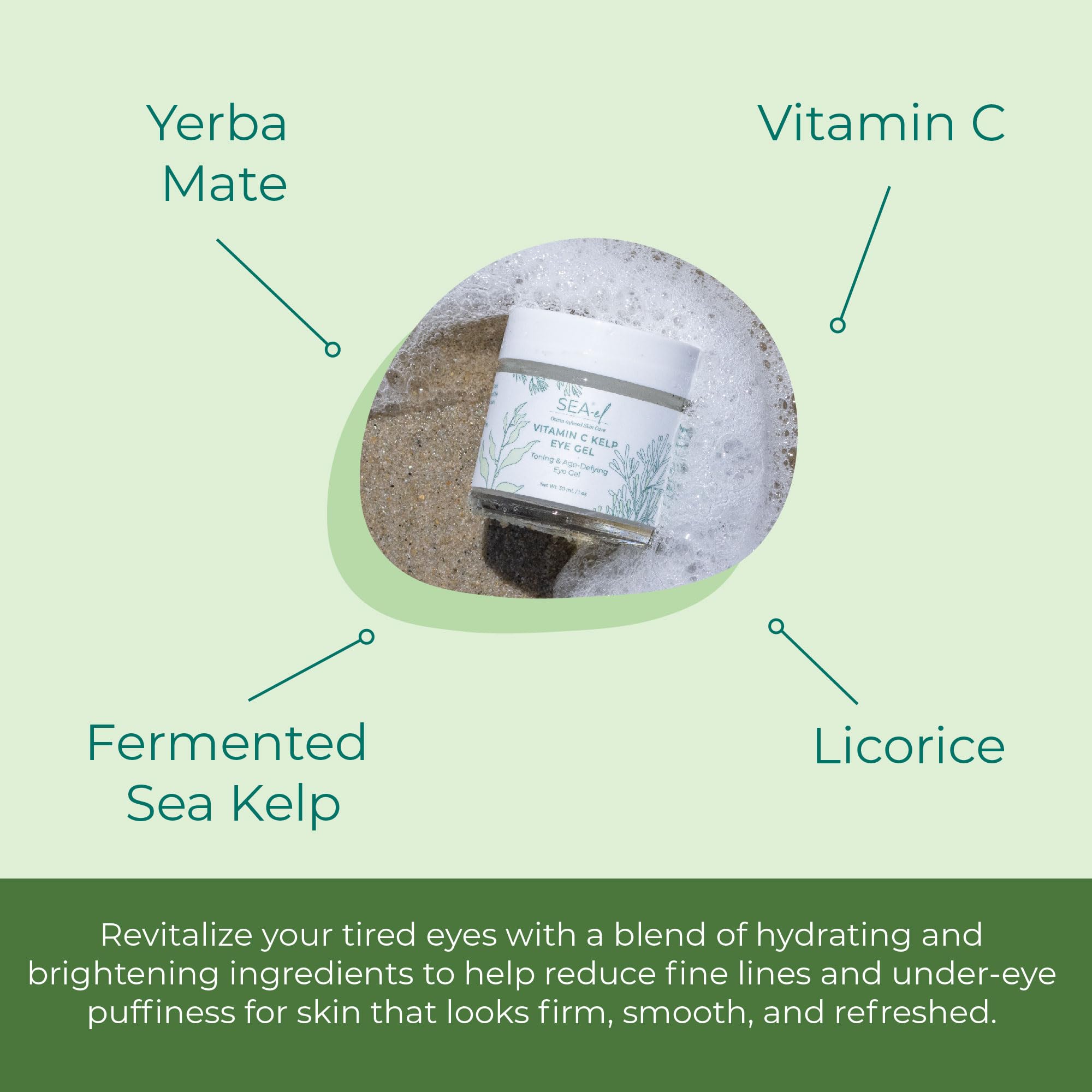 Sea-El Gel Yeux: application facile pour hydratation profonde et revitalisation