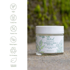 Sea-El Gel Yeux: texture crèmeuse pour hydratation durable autour des yeux