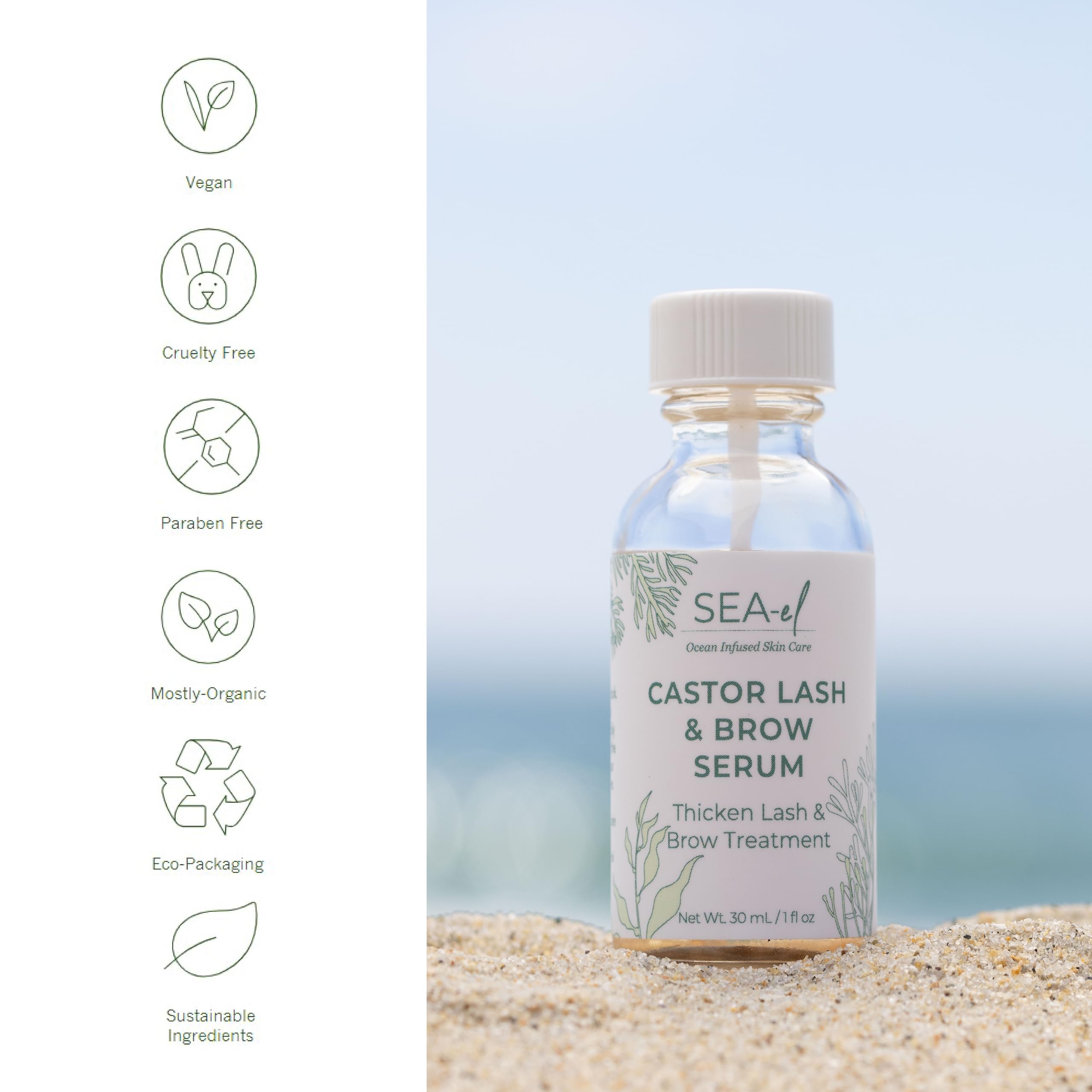Sea-el Sérum Castor, label sans cruauté animale.