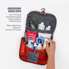 Sea to Summit grand sac de toilette pendu avec diviseur interne qui organise les bouteilles