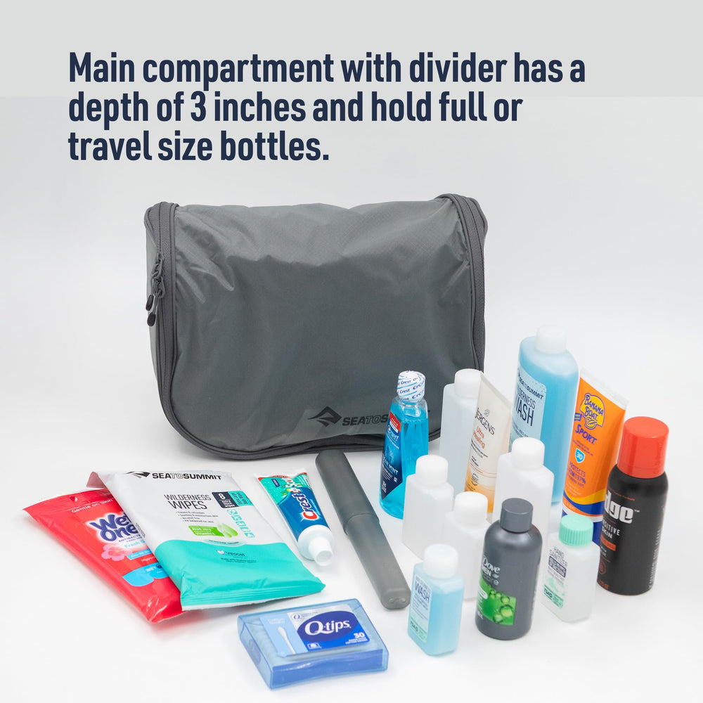 Sea to Summit grand sac de toilette pendu miroir amovible et incassable