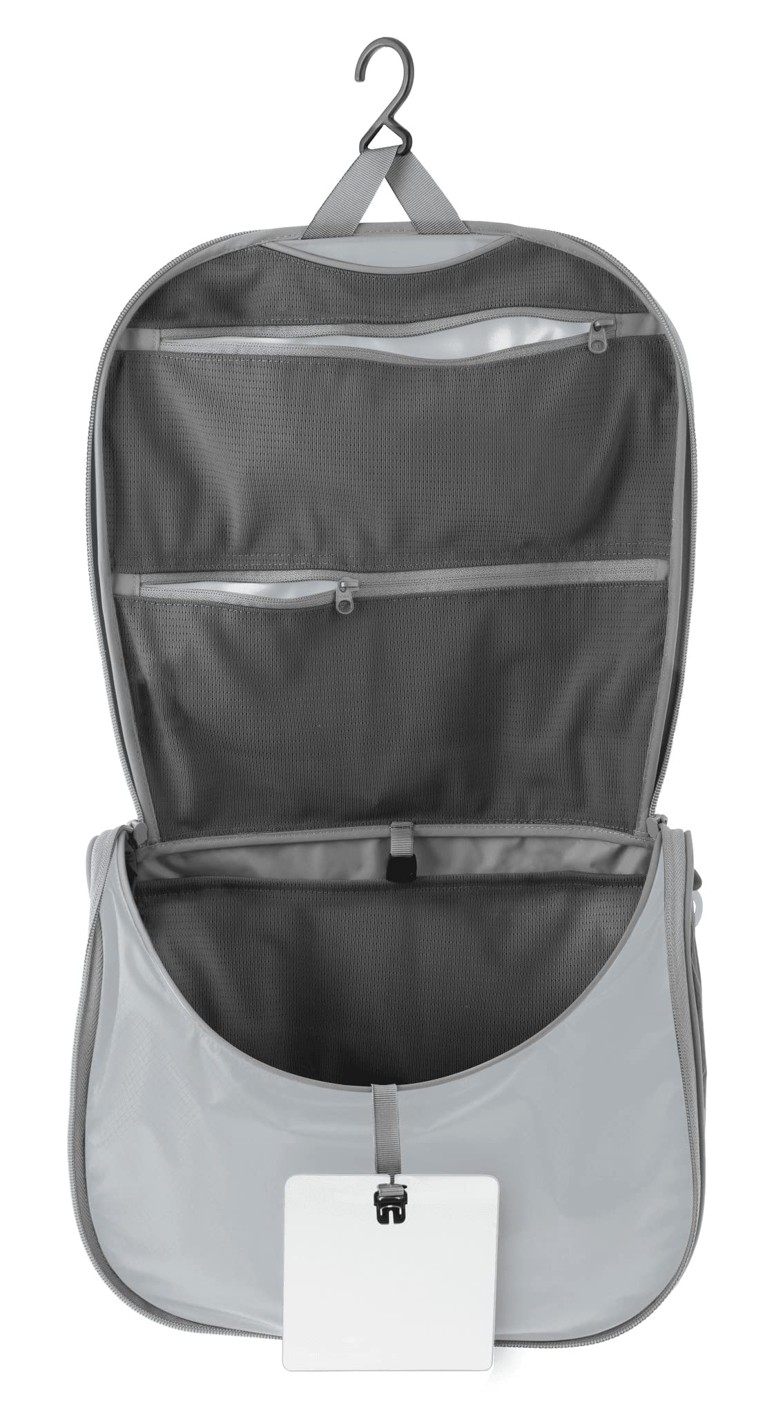 Sea to Summit grand sac de toilette pendu utilisé en voyage pour rester organisé