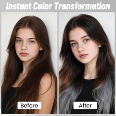 Seaboll couleur argent temporaire se retire en un lavage