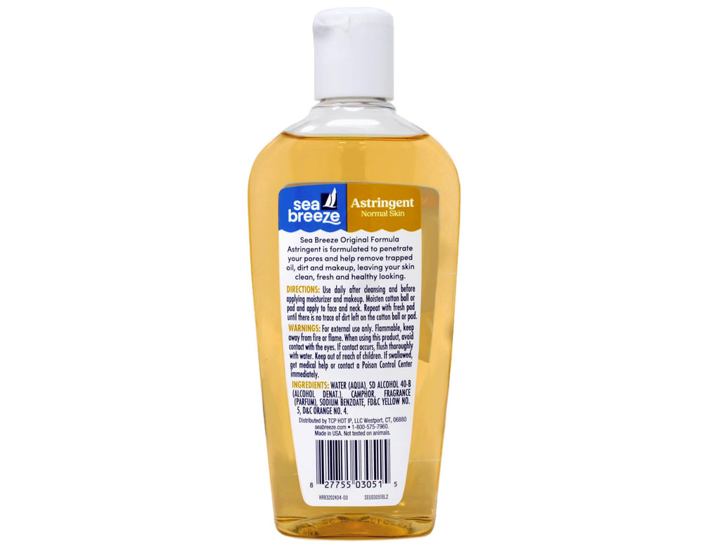 application coton visage avec Seabreeze pour rafraîchir
