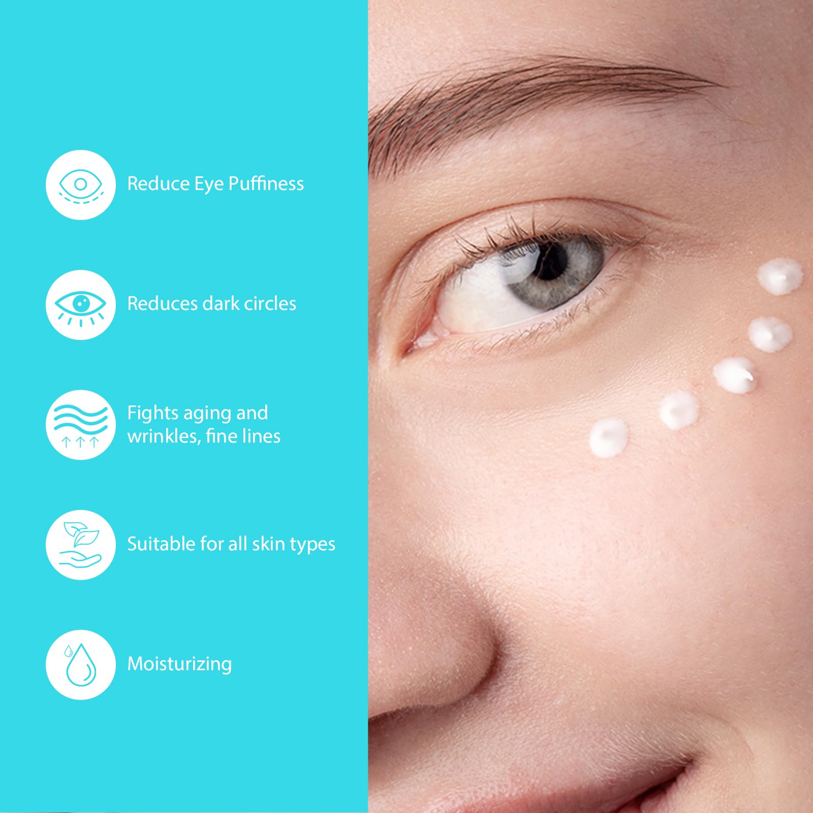 Seacall Crème Yeux Rétinol hyaluronique: hydratation durable du contour.