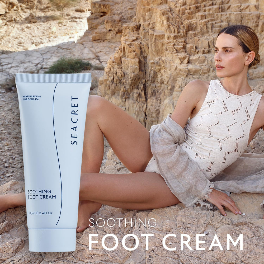 SEACRET crème-pieds expérience spa à domicile, relaxation et soin ciblé.